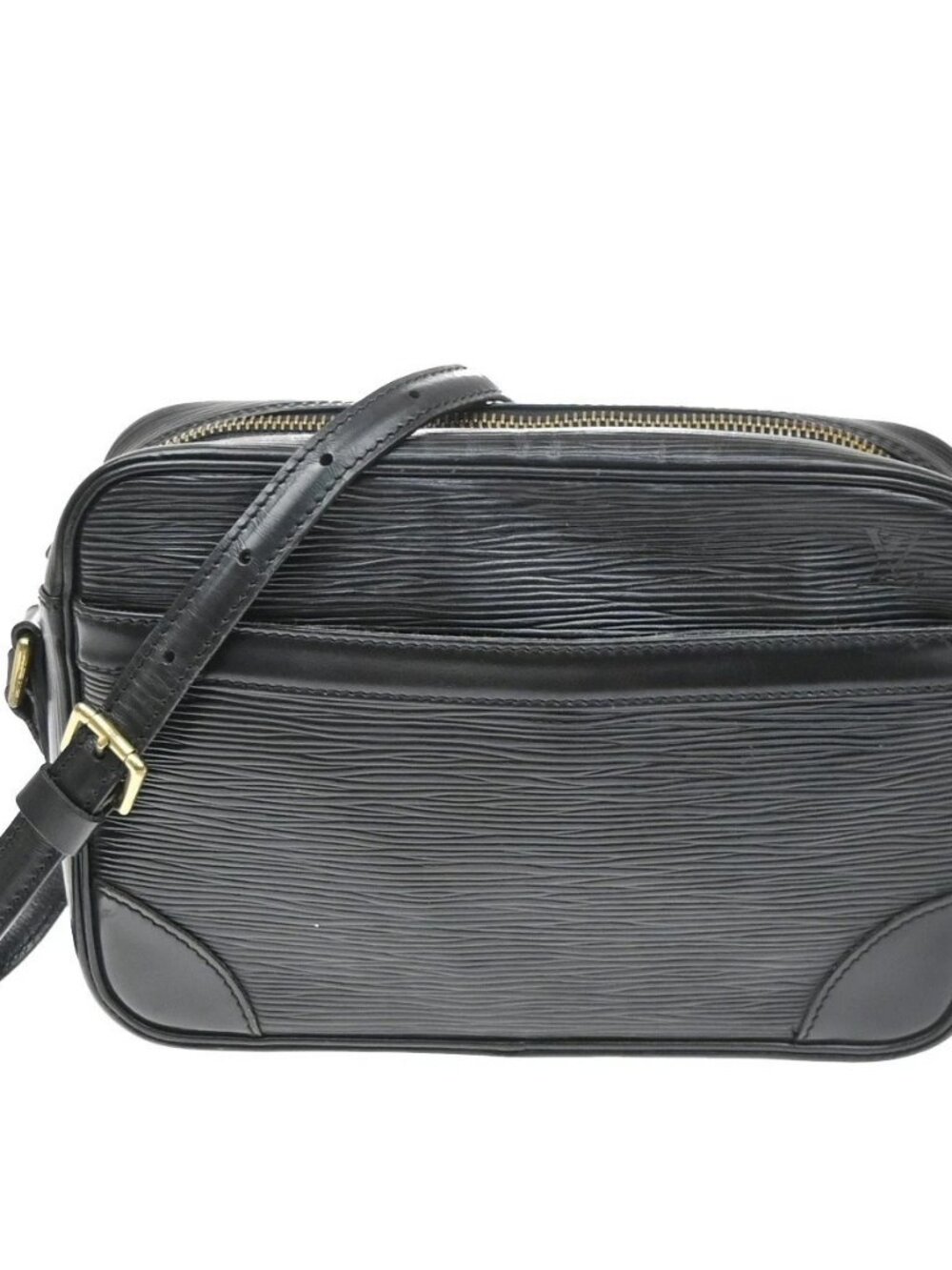 LOUIS VUITTON Trocadero 24 Epi Leather Shoulder Bag Black France M52312 86KD436